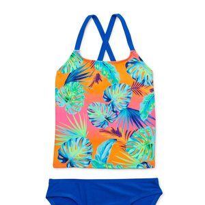 2-Piece Tankini Swimsuit for Girls from Wonder Nation